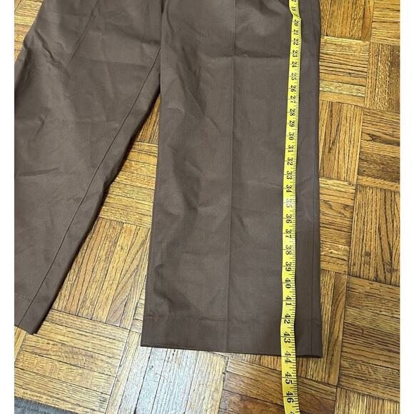 COS Linen Cotton Blend Pants Wide Leg Brown 36R NWT Mens $135 - Picture 7 of 7